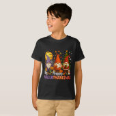 Happy Hallothanksmas Gnomes Halloween Erntedank T-Shirt (Vorne ganz)