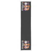 Happy Hallothanksmas Gnomes Lover Frohe Weihnachte Kurzer Tischläufer (Vorderseite)