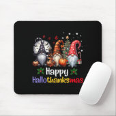 Happy Hallothanksmas Gnomes Lover Halloween Merry Mousepad (Mit Mouse)