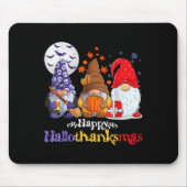 Happy Hallothanksmas Gnomes Lover Halloween Merry Mousepad (Vorne)