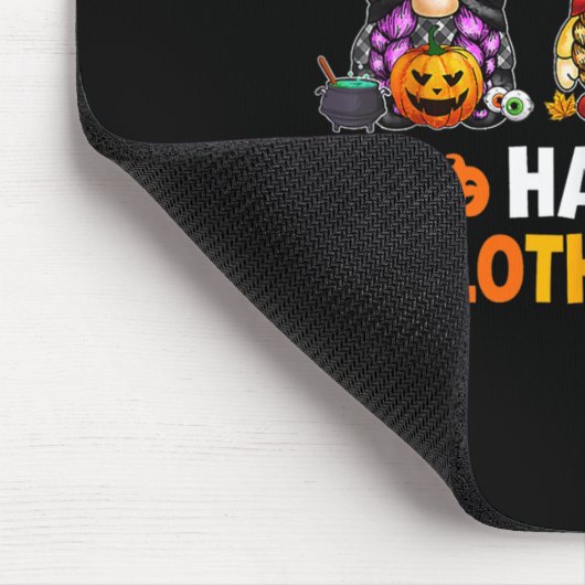 Happy Hallothanksmas Gnomes Lover Halloween Merry Mousepad (Ecke)