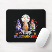 Happy Hallothanksmas Gnomes Lover Halloween Merry Mousepad (Mit Mouse)