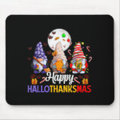 Happy Hallothanksmas Gnomes Lover Halloween Merry Mousepad (Vorne)