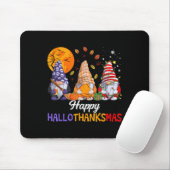 Happy Hallothanksmas Gnomes Lover Halloween Merry Mousepad (Mit Mouse)