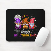 Happy Hallothanksmas Gnomes Lover Halloween Merry Mousepad (Mit Mouse)