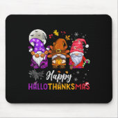 Happy Hallothanksmas Gnomes Lover Halloween Merry Mousepad (Vorne)