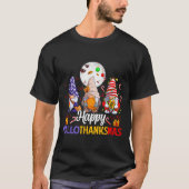 Happy Hallothanksmas Gnomes Lover Halloween Merry T-Shirt (Vorderseite)