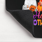 Happy Hallothanksmas Gs Halloween Thanksgiving Chr Mousepad (Ecke)