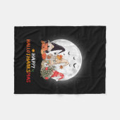 Happy Hallothanksmas Halloween Erntedank Christ Fleecedecke (Vorderseite (Horizontal))