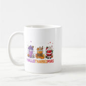 Happy Hallothanksmas Halloween Erntedank Christ Kaffeetasse (Links)