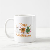 Happy Hallothanksmas Halloween Erntedank Christ Kaffeetasse (Links)