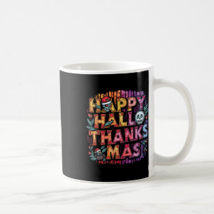 Happy Hallothanksmas Halloween Erntedank Christ Kaffeetasse