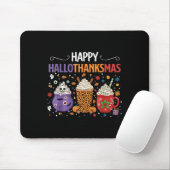 Happy Hallothanksmas Halloween Erntedank Christ Mousepad (Mit Mouse)