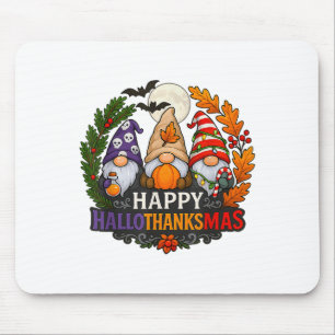 Happy Hallothanksmas Halloween Erntedank Christ Mousepad