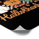 Happy Hallothanksmas Halloween Erntedank Christ Poster (Ecke)