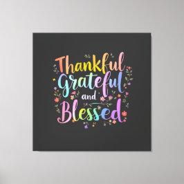 Happy HalloThanksmas Halloween, Erntedank, Weihnac Leinwanddruck