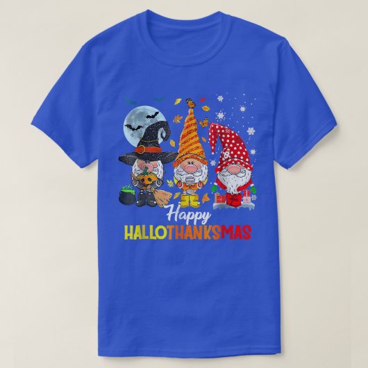 Happy Hallothanksmas Halloween Erntedank Xmas G T-Shirt (Design vorne)