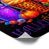 Happy Hallothanksmas Halloween Thanksgiving Christ Poster (Ecke)