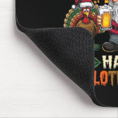 Happy Hallothanksmas Halloween Thanksgiving Merry Mousepad (Ecke)