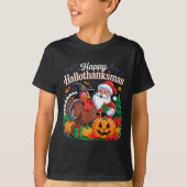 Happy Hallothanksmas Halloween Thanksmas Xmas Than T-Shirt (Vorderseite)