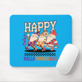 Happy Hallothanksmas Holiday Gnomes Design Mousepad (Mit Mouse)