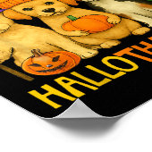 Happy Hallothanksmas Hund Liebhaber Funny Holiday Poster (Ecke)