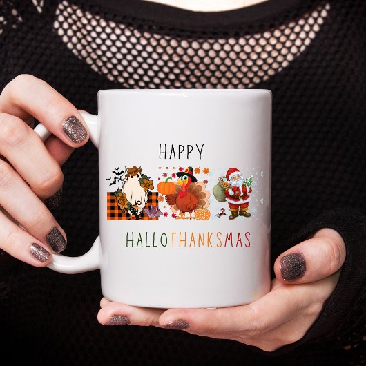 Happy HalloThanksMas Kaffeetasse