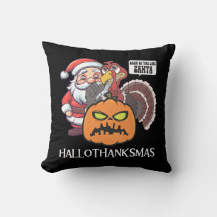 Happy Hallothanksmas Kissen