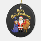Happy HalloThanksmas liebt Design- Perfekter Hallo Keramik Ornament (Links)