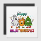 Happy Hallothanksmas Magnetkarte (Vorne/Hinten)