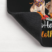 Happy Hallothanksmas Mops Hund Halloween Mousepad (Ecke)