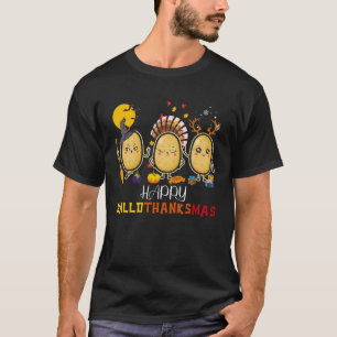 Happy Hallothanksmas Niedlich Spud Potato Hallowee T-Shirt