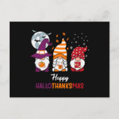 Happy Hallothanksmas Postkarte (Vorderseite)