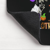 Happy Hallothanksmas Skeleton Halloween Thanksgivi Mousepad (Ecke)