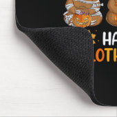 Happy Hallothanksmas Sloth Shirt Xmas Erntedank Mousepad (Ecke)