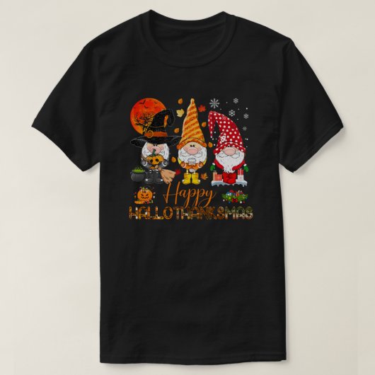 Happy Hallothanksmas T-Shirt (Design vorne)
