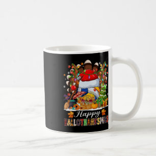 Happy Hallothanksmas Volleyball Halloween Thanksgi Kaffeetasse