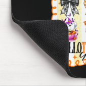Happy Hallothanksmas Y’all Coquette Bow Halloween  Mousepad (Ecke)