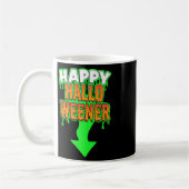 Happy Hallow Weener Funny Halloween-Geschenk Kaffeetasse (Links)