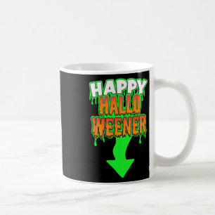 Happy Hallow Weener Funny Halloween-Geschenk Kaffeetasse