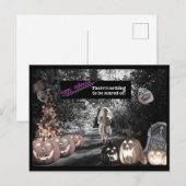Happy  Halloween ポストカード【怖い物はない！】 Feiertagspostkarte (Vorne/Hinten)