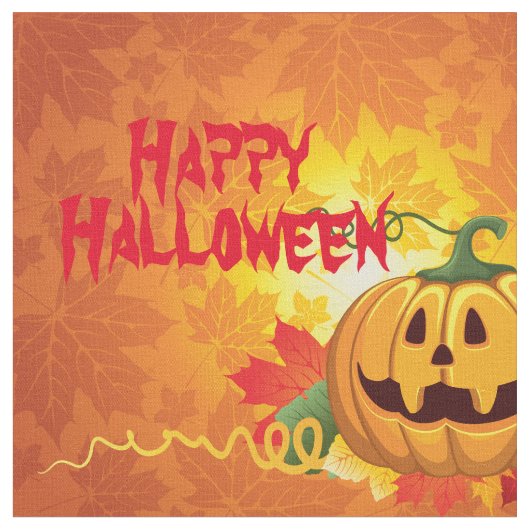 Happy Halloween 10 Custom Fabrics Stoff (Nahaufnahme)