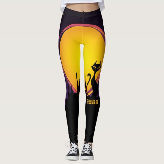 Happy Halloween 11A Leggings (Vorderseite)