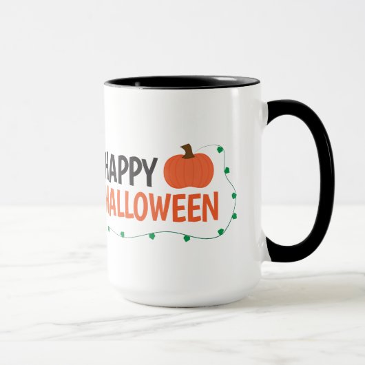 Happy Halloween (15 oz) Tasse (Rechts)
