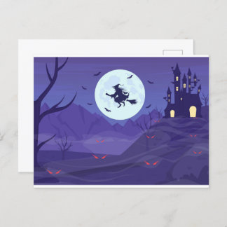 HAPPY HALLOWEEN 16 Postcard Postkarte