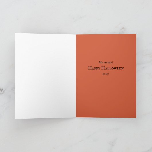 Happy Halloween 2020 Karte (Innenseite)