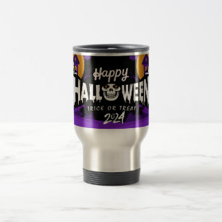 Happy Halloween 2024 Party Travel Mugs Trinkbehält Reisebecher