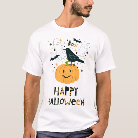 Happy Halloween 2024 T-Shirt (Vorderseite)