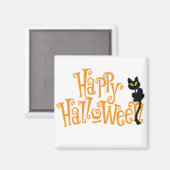Happy Halloween 2" Kühlschrank Magnet (Vorderseite/Rückseite)