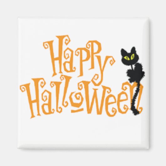 Happy Halloween 2" Kühlschrank Magnet (Vorne)
